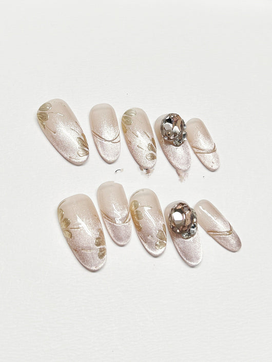 Uñas Postizas Premium con Acabado Brillante de Lujo - Image 5