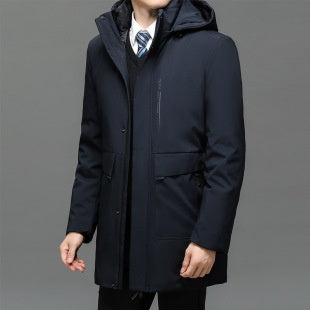 Abrigo de Algodón Grueso Talla Grande para Hombre - Image 21