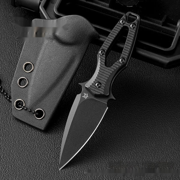 Cuchillo Táctico de Acero Inoxidable de Alta Dureza