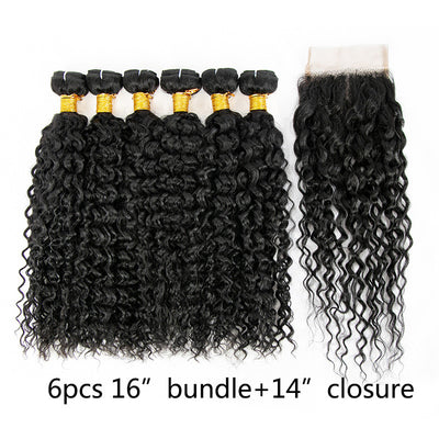 Set de 7 Piezas de Cabello Humano Rizado - Extensiones Cortina Rizos Naturales - Image 5