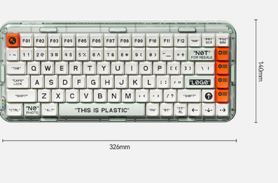 Teclado Mecánico Inalámbrico MelGeek Mojo84 Transparente Bluetooth - Image 11