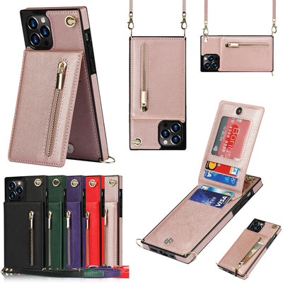 Funda Mensajero de Cuero con Compartimentos para Tarjetas - Estilo Explosivo - Image 7