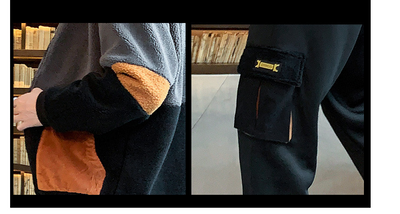 Suéter Hombre Estilo Coreano Oversized Abrigado Casual - Image 7
