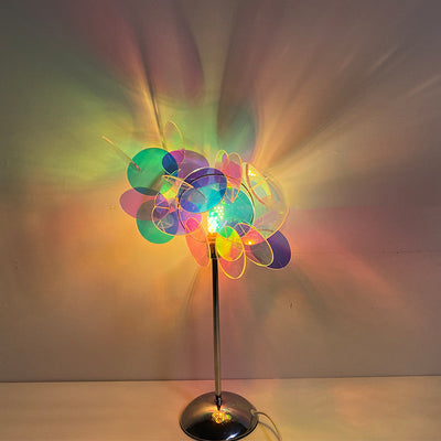 Lámpara de Piso Aurora Romántica con Luz LED Ajustable - Diseño Acrílico DIY - Image 5