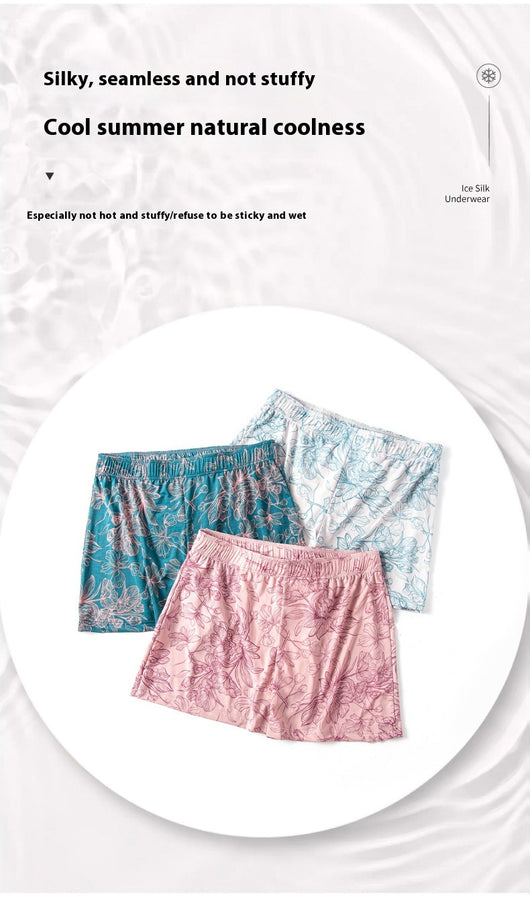Bóxers de Seda de Hielo para Hombre - Pantalones Cómodos para Casa - Image 20
