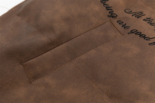 Chamarra Acolchada de Algodón con Letras Bordadas para Hombre - Image 11