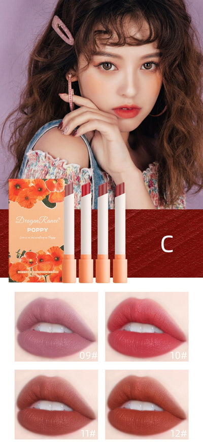 Estuche de Labiales Mate Efecto Cigarro - Colección 4 Flores - Image 17