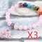 Crystal Beaded Bracelet Seven chakras 10PCS