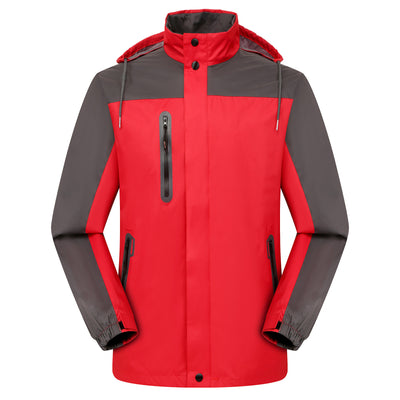 Chaqueta Impermeable Cortaviento Unisex para Aventuras al Aire Libre - Image 5