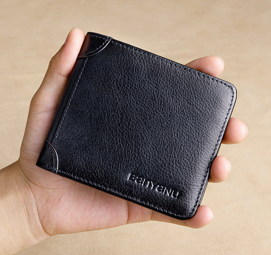 Billetera Horizontal de Cuero para Hombre con Gran Capacidad - Image 4