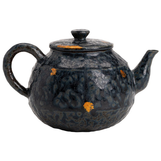 Tetera Retro de Cerámica Vidriada en Bronce para Preparar Té y Agua Caliente - Image 3