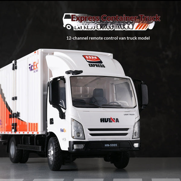 Camión de Carga Teledirigido Escala 1:18 - Modelo de Furgoneta de Transporte
