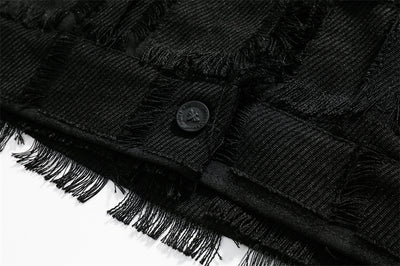 Chaqueta Jacquard con Borlas Color Sólido - Estilo High Street - Image 11