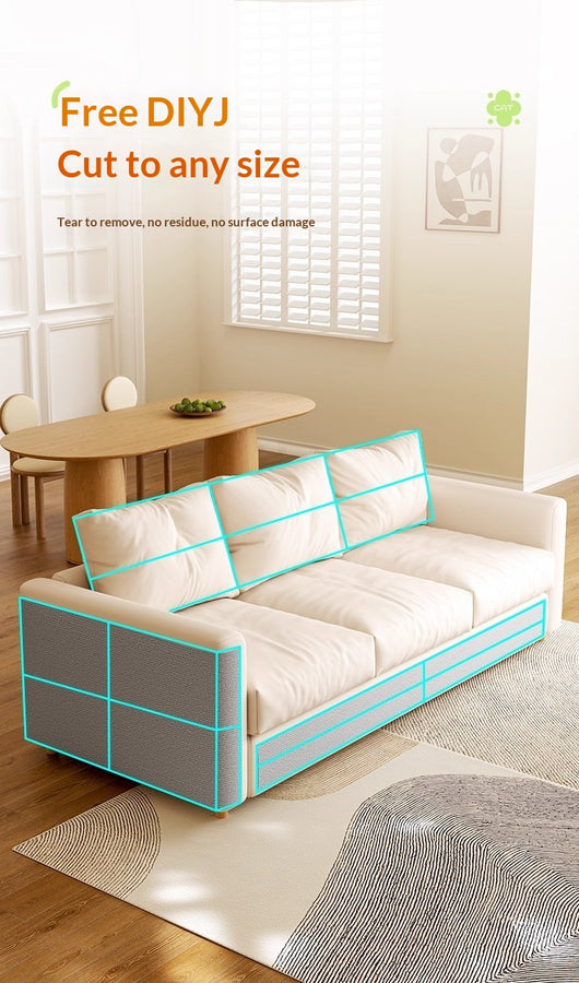 Rascador de Pared Adhesivo para Gatos - Recortable, Resistente y sin Pelusas - Image 17