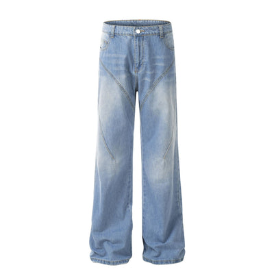Jeans Slim Ajustado Vintage Lavado Americano - Image 7