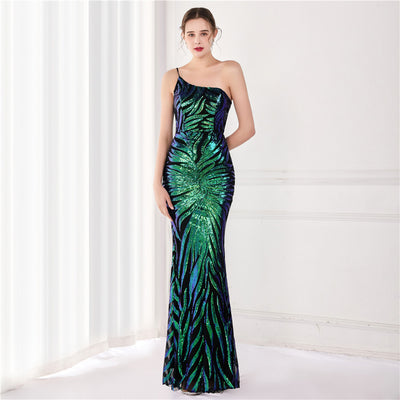 Vestido de Noche con Lentejuelas Brillantes para Fiestas y Eventos Especiales - Image 12