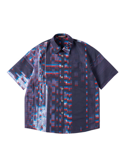 Chaqueta Camisa Suelta con Estampado y Mangas de Cinco Puntos - Image 7