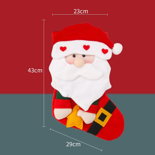 Medias Navideñas Decorativas - Juego de Tamaños Grande, Mediano y Pequeño - Image 20