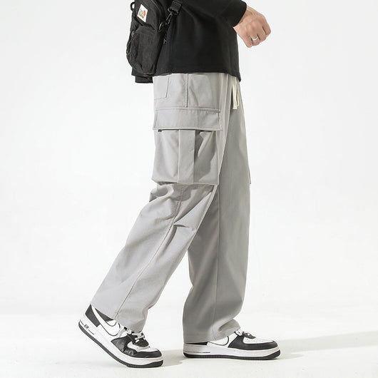 Pantalones Casuales Rectos con Múltiples Bolsillos para Niños - Image 7