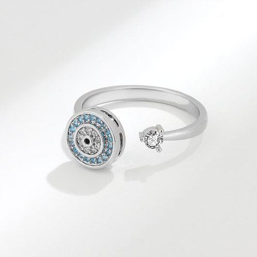 Anillo Giratorio de Plata Esterlina S925 Diseño Europeo - Image 4