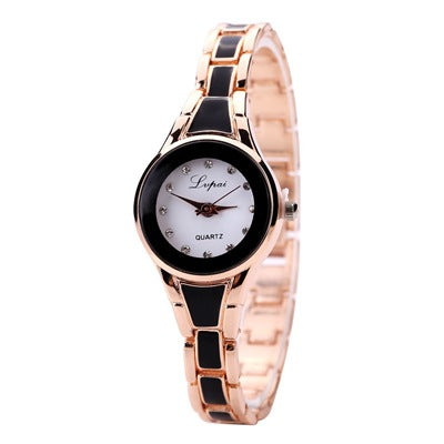 Reloj de Pulsera Elegante con Dial Redondo de Lujo para Mujer - Image 2