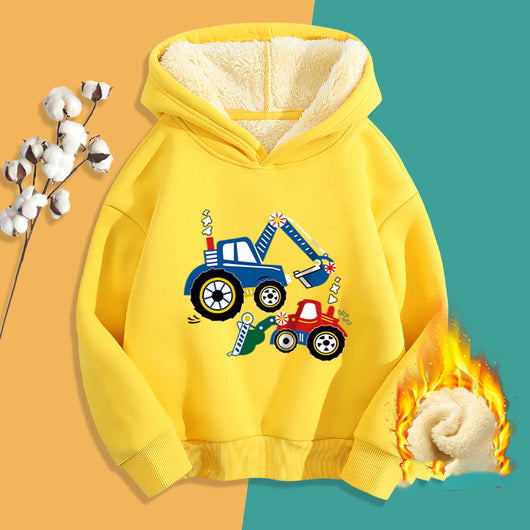 Chaqueta Infantil Suelta de Velvet Estampado - Image 11
