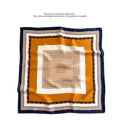 Pañuelo de Seda Estampado Leopardo con Protección Solar para Mujer - Image 7