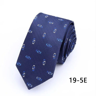 Corbata de Seda para Hombre Formal Negocios 7cm Estilo Coreano Profesional - Image 10