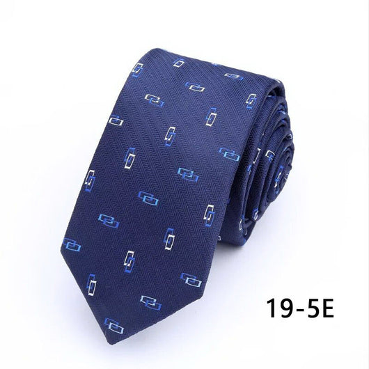 Corbata de Seda para Hombre Formal Negocios 7cm Estilo Coreano Profesional - Image 10