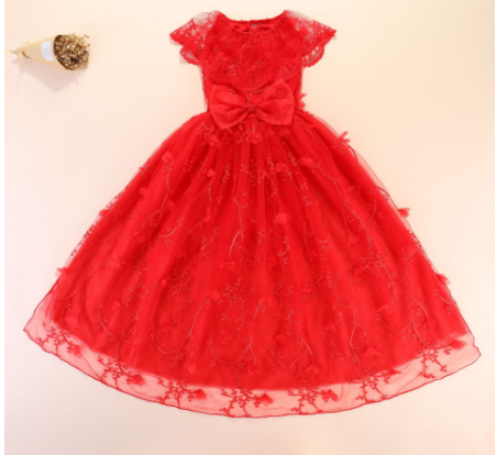 Vestido de Boda Elegante para Mascotas con Cola Bordada - Image 2