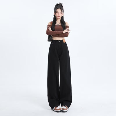 Jeans Rectos Clásicos para Mujer Estilo Americano - Image 3