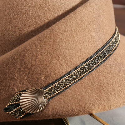 Gorra Militar de Lana con Visera Plana - Estilo Casual - Image 9