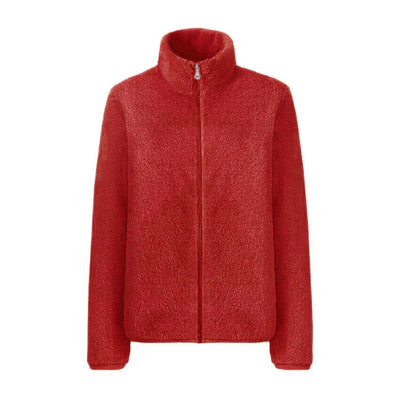 Abrigo de Invierno con Cuello Alto y Forro Polar Reversible Coral Cashmere - Image 12