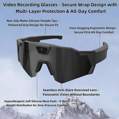 Gafas Deportivas para Ciclismo con Cámara HD Integrada - Image 8