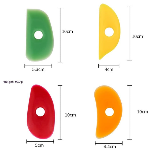 Juego de Herramientas de Silicona para Modelado y Escultura - Tamaños Variados - Image 14