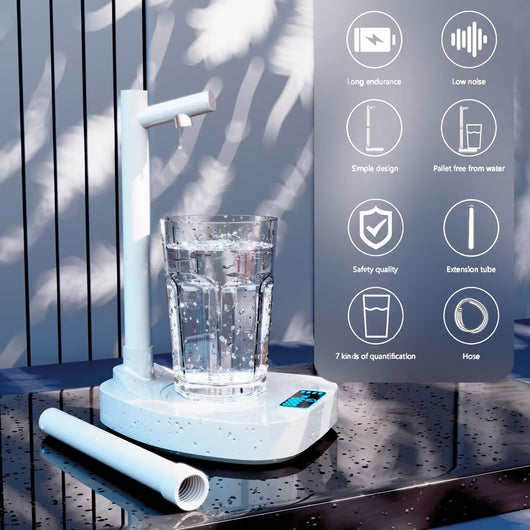 Dispensador de Agua Automático de Escritorio Recargable con Soporte - Image 19