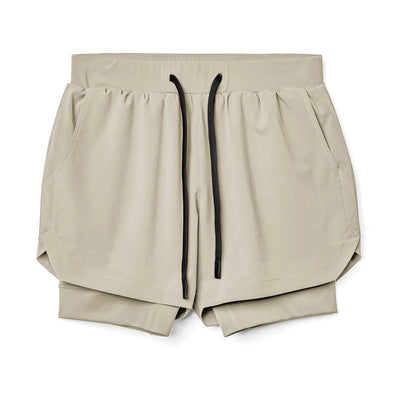 Shorts Deportivos Casual con Doble Capa y Diseño Superpuesto - Image 10