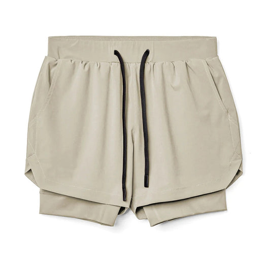 Shorts Deportivos Casual con Doble Capa y Diseño Superpuesto - Image 10