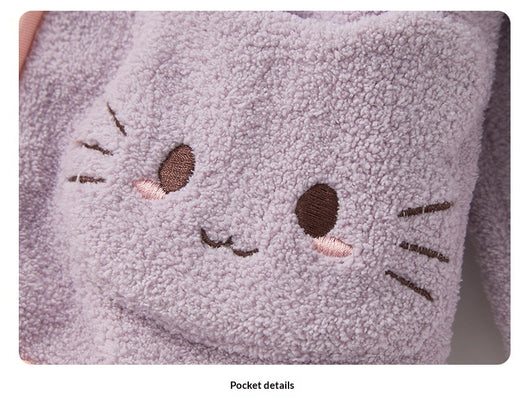 Abrigo Polar Infantil Conejo Adorable para Otoño e Invierno - Image 22