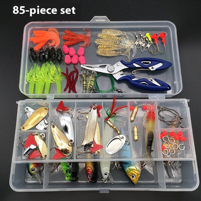 Kit Completo de Pesca 142 Piezas con Alicates y Señuelos Brillantes - Image 13
