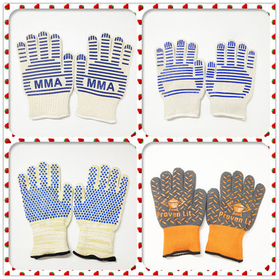 Guantes Protectores Aramida Resistentes al Calor de Cinco Dedos para Horno - Image 14