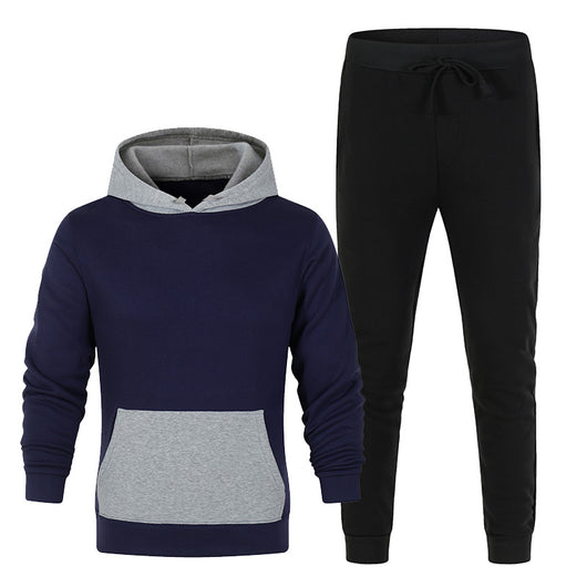 Conjunto Deportivo de 2 Piezas con Contraste de Colores - Sudadera y Pantalón - Image 7