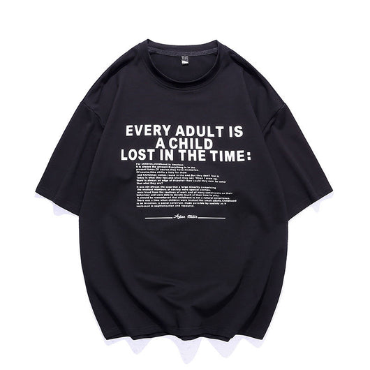 Playera Hip Hop de Algodón Premium - Estilo Urbano Hong Kong - Image 6