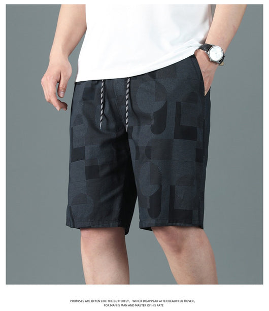 Pantalones Cortos Impresos Casuales de Moda Ligera - Image 12