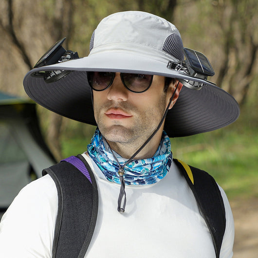 Sombrero Solar con Ventilador USB - Protección y Comodidad para Actividades Outdoor - Image 3