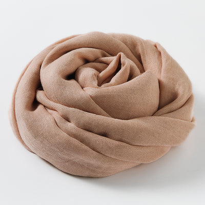 Pañuelo Artístico de Algodón y Lino - Colores Sólidos Elegantes - Image 19