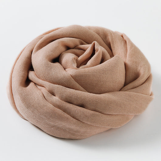 Pañuelo Artístico de Algodón y Lino - Colores Sólidos Elegantes - Image 19