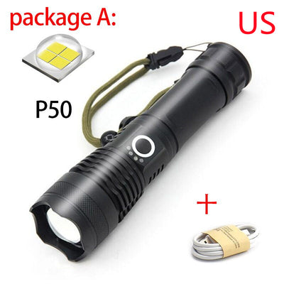 Linterna LED Zoom P50 con Carga USB - Image 34