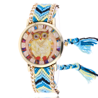 Reloj Pulsera Étnico Tejido para Mujer - Image 5