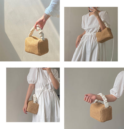 Bolsa Cuadrada Retro de Colores Vibrantes - Bandolera Versátil All-Match - Image 10